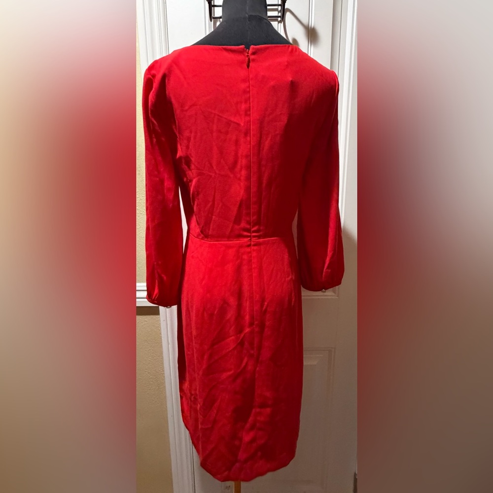 Talbots Vibrant Red Dress